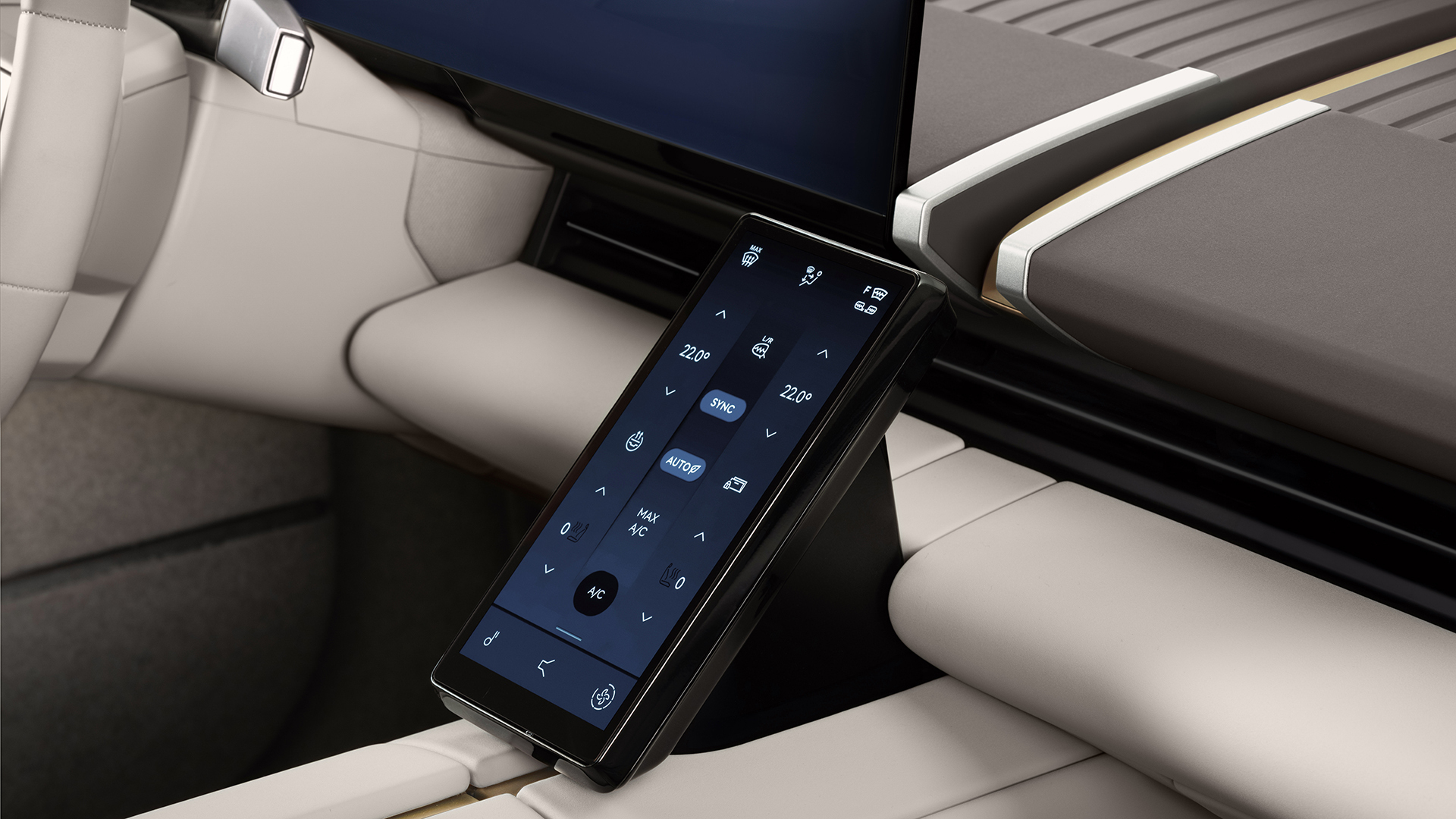 Jaguar Type 01 24-inch central OLED display